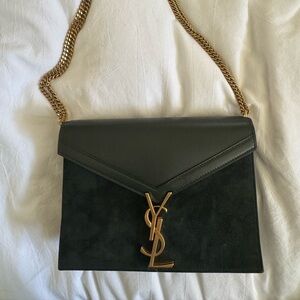 YSL Dark Green Purse